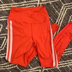 Years of ours red white stripe leggings